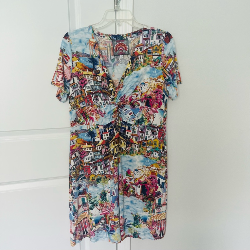 Johnny Was Janie Twist Front Swing Dress - Picture 6 of 10
